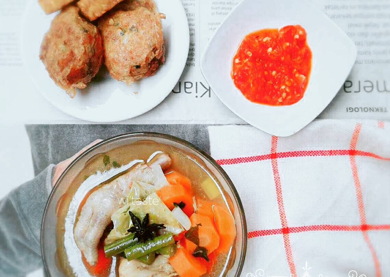 Sop ayam berempah