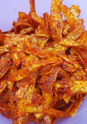 Foto resep Keripik singkong balado / keripik sanjai