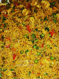 A picture of Veg Pulao.