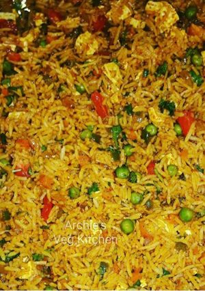 A picture of Veg Pulao.
