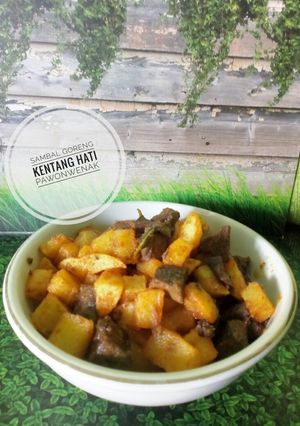 Foto resep Sambal goreng kentang hati