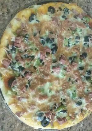 صورة لوصفة بيتزا 🍕🍕🍕🍕🍕