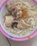 Bún cá bóp cho bé ăn dặm