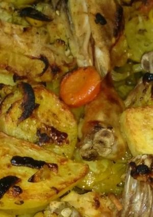 صورة لوصفة صينيه فراخ بالخضار