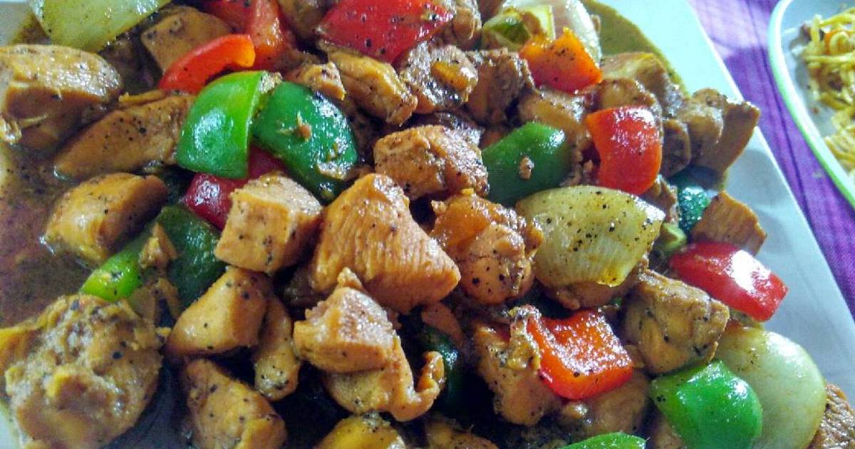 Resep Ayam Lada hitam (chiken blackpepper) oleh Zarra ...