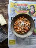 Sardinian tomato fregola stew