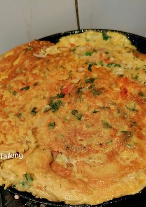 A picture of Spanish Egg Omlette.