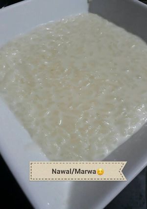 صورة لوصفة الارز بالحليب