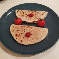 Baked Chickpeas Quesadilla A picture of Baked Chickpeas Quesadilla.
