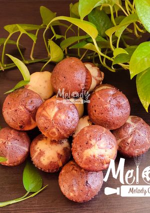 عکسی از دستور کاپ کیک دورنگ