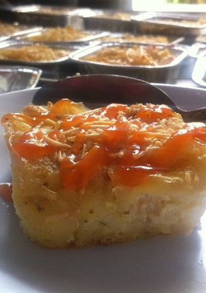 Foto resep Macaroni Schotel Isi Ayam Ala Aro Dessert House