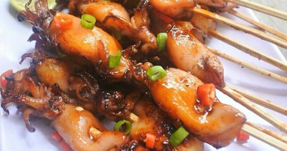 Resep Sate Cumi Barbeque Oleh Nabila Cookpad