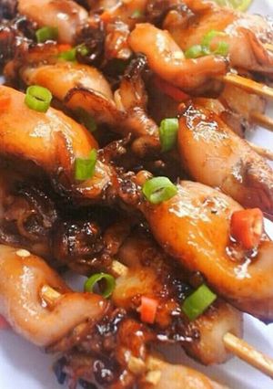 Foto resep Sate cumi barbeque