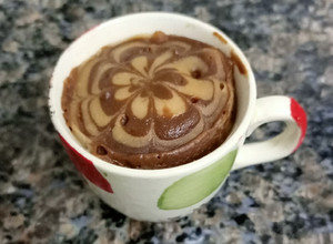 A picture of Marble Mug Cake.