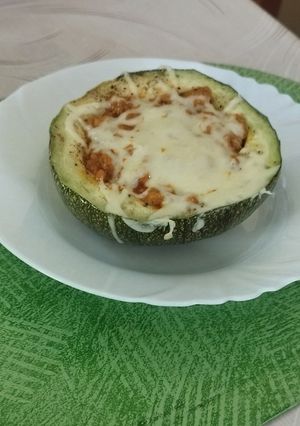 Töltött cukkini recept fotója
