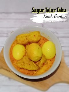 Foto resep Sayur Telur Tahu Kuah Santan