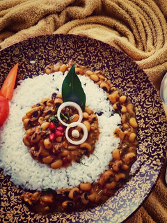 चवलाई बिन्स ऊसळ.. करी. (लोबिया करी) (chawali beans recipe in marathi) रेसिपी चे मुख्य फोटो