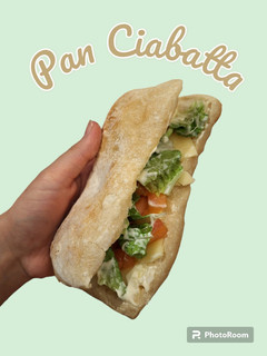 Una foto de Pan ciabatta