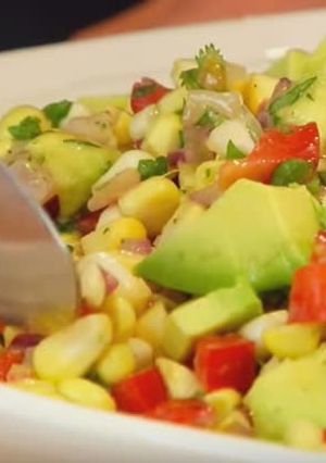 A picture of Fresh Corn and Avocado Salad.