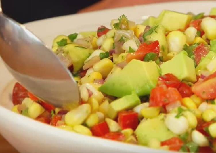 Recipe of Any-night-of-the-week Fresh Corn and Avocado Salad