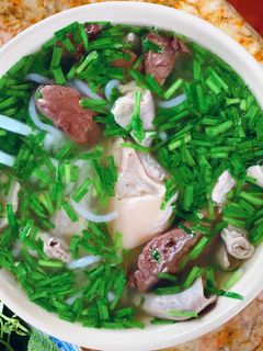 Hình của món Bánh canh hẹ.