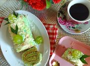 Gambar chiffon pandan keju
