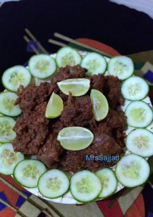 A picture of Mutton Karahi.
