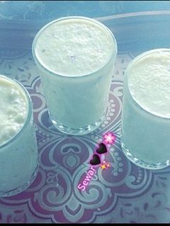 صورة لوصفة كوكتيل التفاح بالحليب 🍎🍎🥛🍹