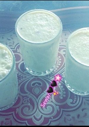 صورة لوصفة كوكتيل التفاح بالحليب 🍎🍎🥛🍹