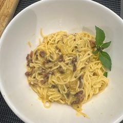 A picture of Perfect Spaghetti Carbonara - Really This Is the Best - You Know Me This 3 Recipes Added Together :P.
