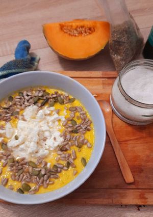 Une photo de Soupe de melon