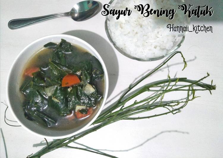 Resep Sayur bening katuk, Lezat