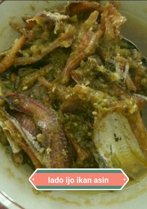Foto resep Lado ijo ikan asin teri
