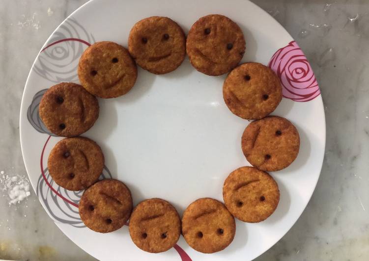 Crispy potato smiley