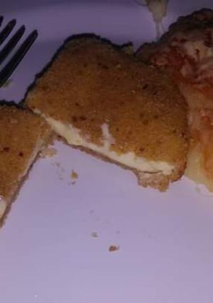 Una foto de Milanesas de queso