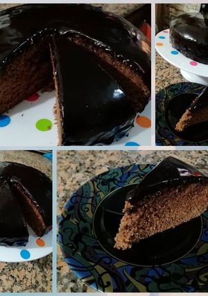 صورة لوصفة كيكة الشوكولاتة بالصوص