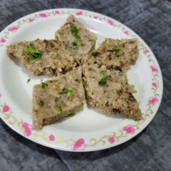 A picture of Buckhwheat Lauki Dhokla.