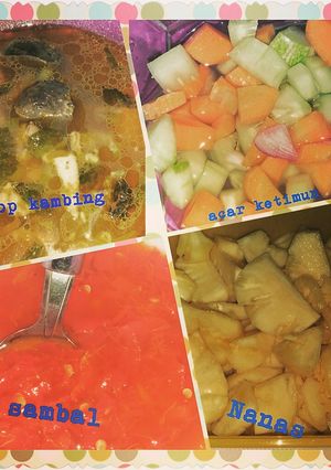 Foto resep Sop kambing ala² di kang sate madura