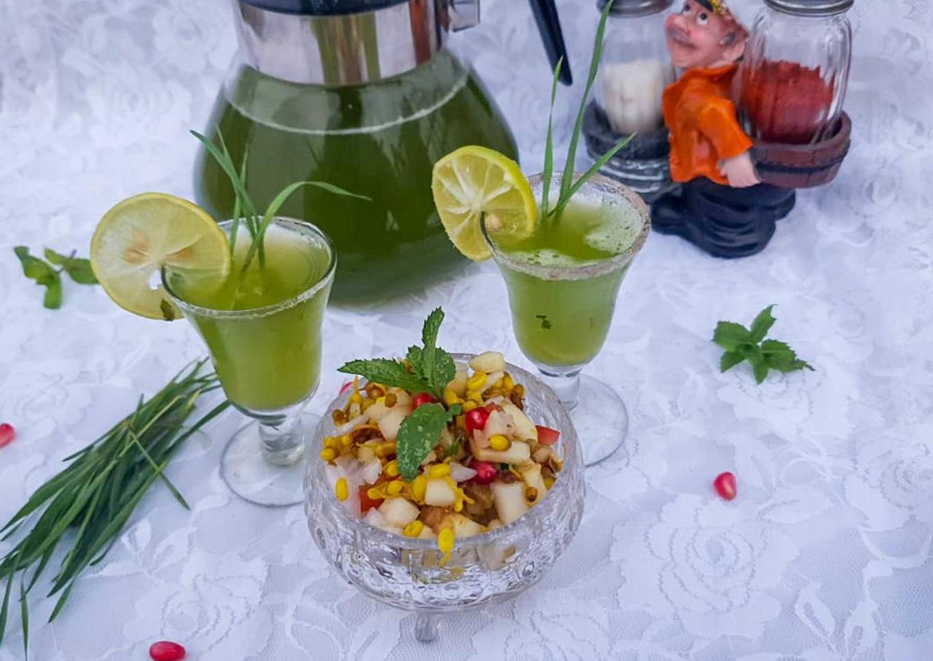 Wheat grass detox juice