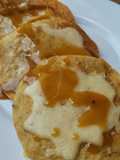 Pancakes de maíz🌽 con queso y miel de panela🫓🍯🧀