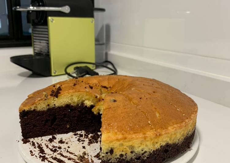 Bizcocho de limón y chocolate