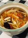 Mixed Mushrooms Hot and Sour Soup