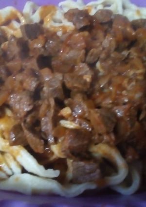 Una foto de Fideos caseros