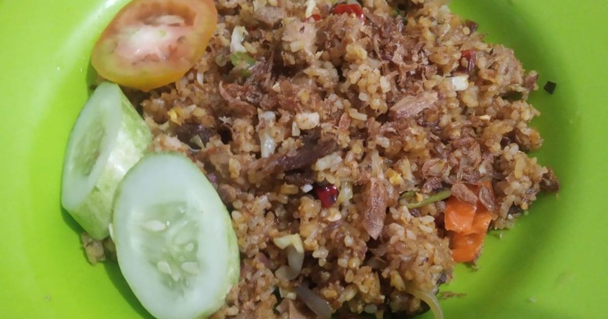 Resep Nasi Goreng Rendang Sapi oleh Fitri Masturoh - Cookpad