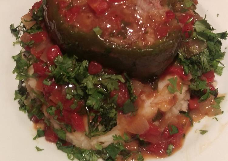 Recipe of Ultimate Stuffed Bell Peppers w/ Sauce