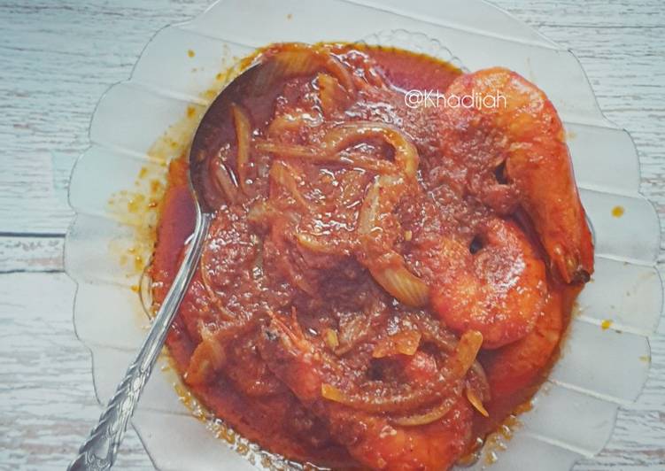 Langkah Udang Masak Merah Malaysian Food