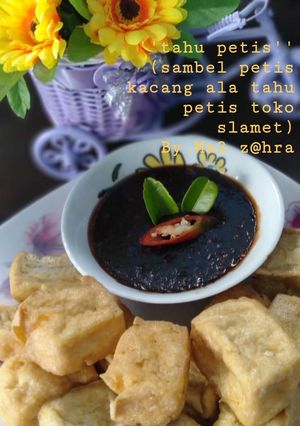 Foto resep Tahu petis (sambal petis kacang)