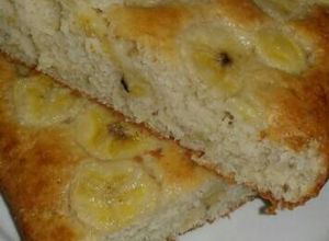 Una foto de Torta de bananas y miel