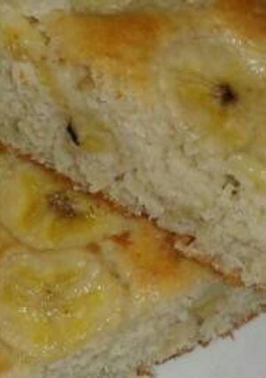 Una foto de Torta de bananas y miel