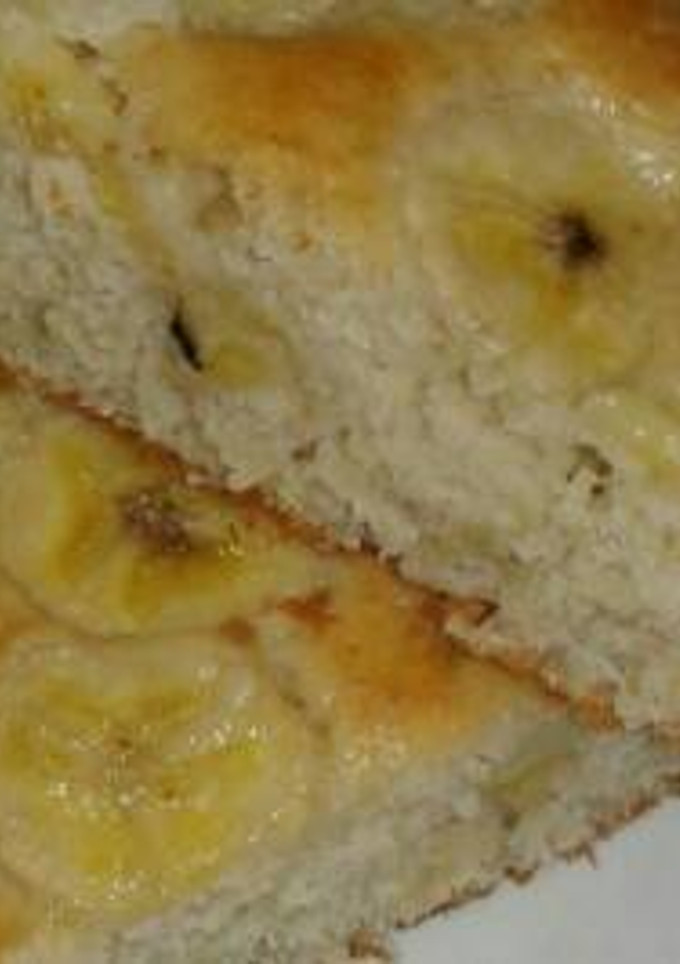 Una foto de Torta de bananas y miel